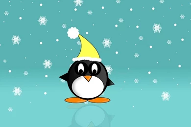 Cute Christmas Penguin HD Wallpapers From 2014 15