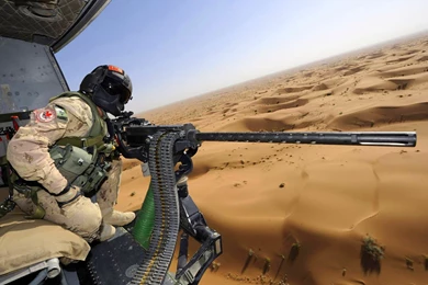 Helicopter M3m Heavy Machine Gun Wallpapers