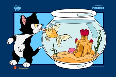 Pinocchio, Figaro And Cleo Wallpapers   Pinocchio Wallpapers ...