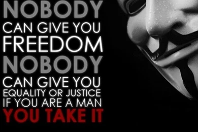 Anonymous Quote iPhone 4 Wallpapers (640x960)