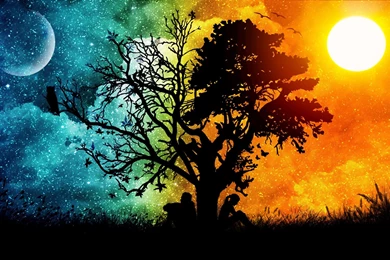 Sun Moon Desktop Wallpaper, Sun Moon Backgrounds