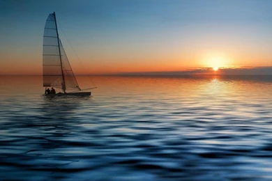 Romantic Coastal Sailing Pictures Wallpapers