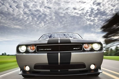 Silver Car Front Dodge Challenger SRT8 392 2012 Models HD ...