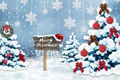 Download Wallpapers 3840x2160 New Year, Christmas, Card, Christmas ...