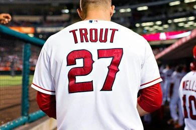 Download Wallpapers 2048x2048 Mike Trout, Baseball, Los Angeles ...