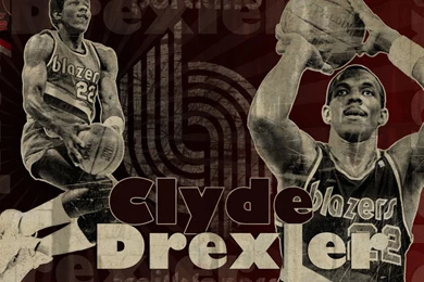 Clyde Drexler Blazers Basket Ball Wallpapers   HD Wallpapers