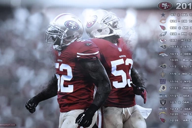 San Francisco 49ers Wallpapers   2014 Schedule(CST) By SanFran49er ...