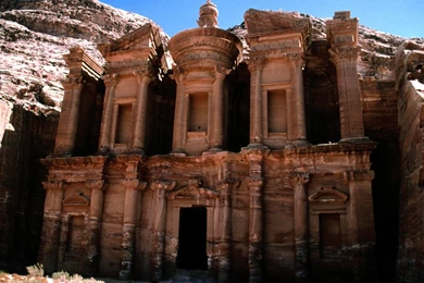 Petra Gorge Monastery, Jordan   Wallpapers