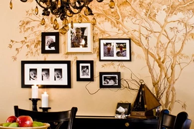 Classic Tree Wall Murals In Dining Room   Wallpapers Mural Ideas ...