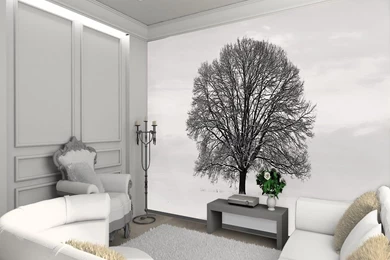 1wall Tree Wallpapers Mural 2015   Grasscloth Wallpapers