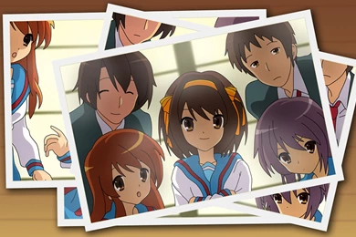 Haruhi Suzumiya, Wallpapers, Yuutsu, Christmas, Vector, Nagato ...