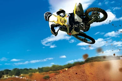 1366x768 Motocross Jumping Wallpapers