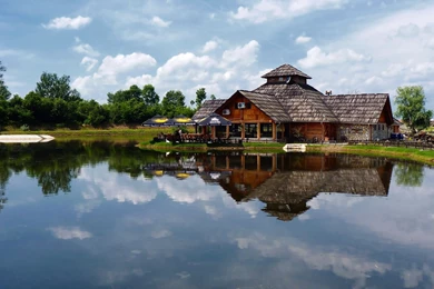 Wallpapers Small Towns Serbia, Etno Selo Moravski Konaci Cities ...