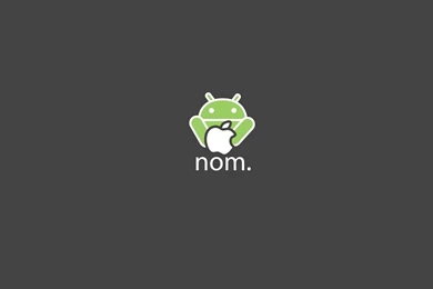 Download Android Eating Apple Nom Wallpaper 2992 0x0.jpg