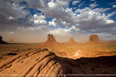 A Westbound BNSF Train, Needles, CA Wallpapers
