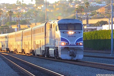 Amtrak Train Ride From San Juan Capistrano To San Diego + BNSF ...