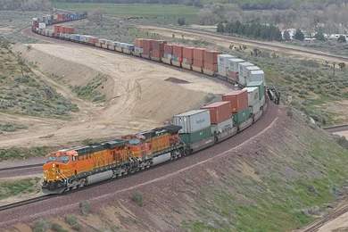 BNSF 7667 At Frost RailroadForums.com