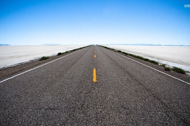 Long Road To The Blue Horizon Wallpapers   Photography Wallpapers ...