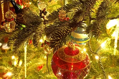 YouWall   Golden Christmas Tree Wallpapers   Wallpaper,wallpapers ...