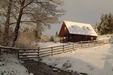 Winter Lodge Wallpapers   Crazy Frankenstein