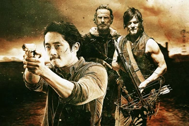 Glenn Rhee,Rick Grimes,Daryl Dixon Wallpapers By Shirleyvisualarts ...
