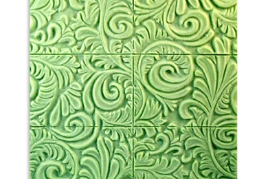 Milky Way™ Floral Wallpapers Soap Mold Tray (MW 184) Milky Way Molds