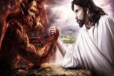 Download For Android Phone Backgrounds Devil Vs Jesus From Category ...