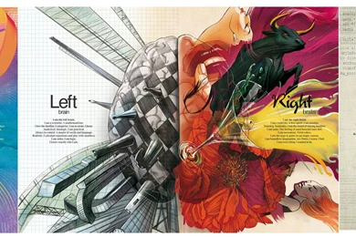 My Take On The Left/right Brain Concept. : Rainmeter