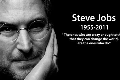 Theme Bin» Blog Archive » Steve Jobs IQuote HD Wallpapers