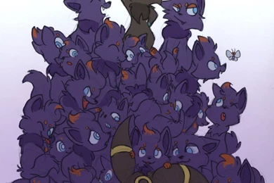Plethora Of Zorua By Bedupolker On DeviantArt