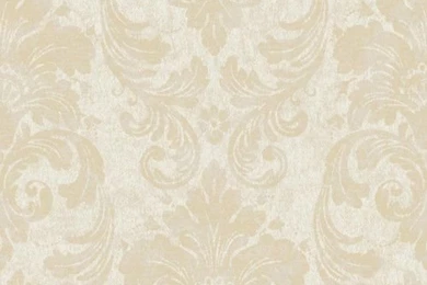 Fresco Gray Beige And Metallic Gold Velvet Damask Wallpapers ...