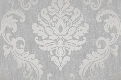 Henderson Interiors Chelsea Glitter Damask Wallpapers Soft Grey ...