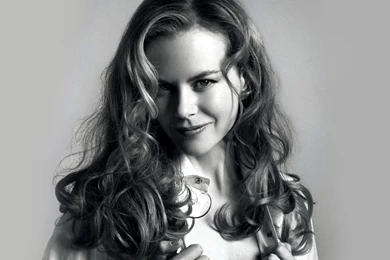 Nicole Kidman, Monochrome, Faces, Celebrities, 1920x1200 HD ...