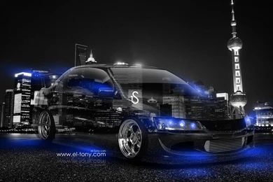 Mitsubishi Lancer Evolution Blue Boaxdbk FewMo.com – Cool Car ...