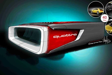 Audi Sport Quattro Concept (2013)   Design Sketch