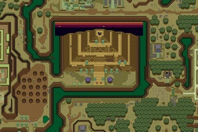 Dark World Map The Legend Of Zelda A Link To The Past Mobile ...