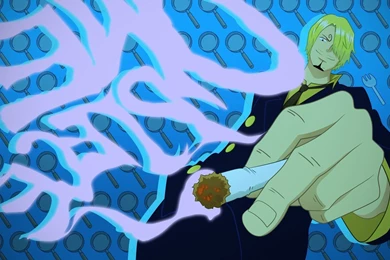 One Piece   Smoking Sanji Wallpapers   Anime Wallpapers