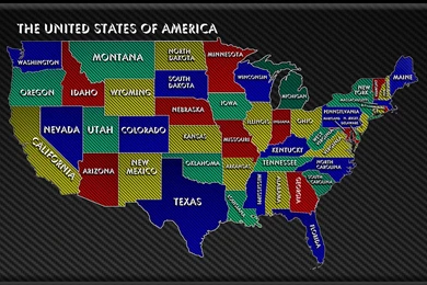 Modern Us Usa Map Carbon Fiber States America Patriotic Wallpapers ...
