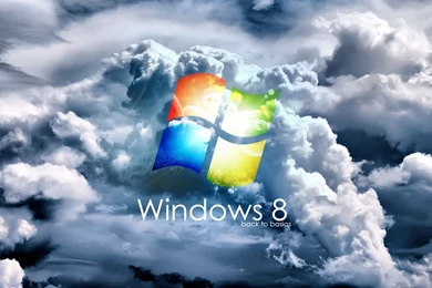 1366x768 Windows 8 Clouds Wallpapers