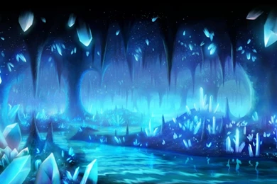 CRYSTAL CAVE WALLPAPER   (