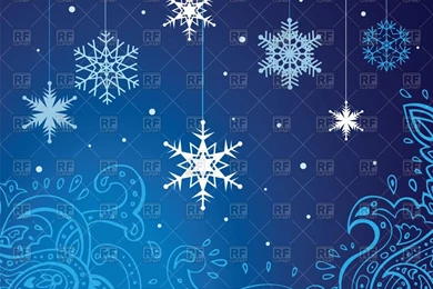 Snowflakes On Blue   Winter Background, 39791, Backgrounds ...