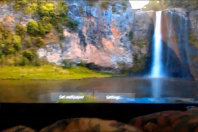 Honeycomb Tablet Live Wallpapers Interactive Waterfalls 2   YouTube