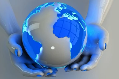 Holding The Globe Wallpapers   Digital Art Wallpapers