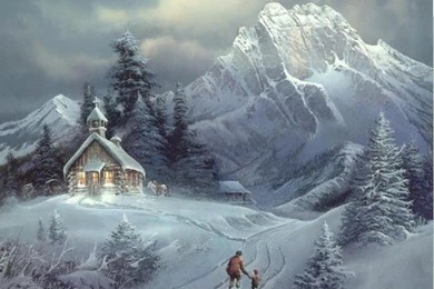 Christmas Scene Wallpapers