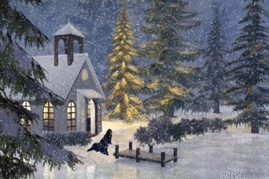 Christmas Scene Wallpapers 39602 Hd Desktop Backgrounds And