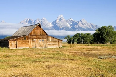 An Old Barn In The Field