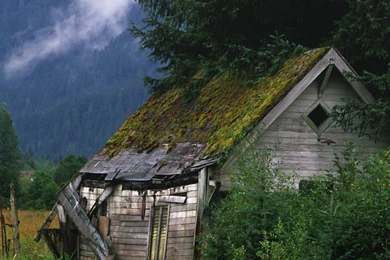 Shed Tag Wallpapers: Shed Mountains Magical Sunset Clouds Dark ...