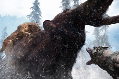 Saber Toothed Tiger Vs Mammoth Far Cry Primal Wallpapers ...