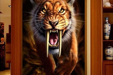 Compare Prices On Tiger Print Vinyl  Online Shopping/Buy Low Price ...