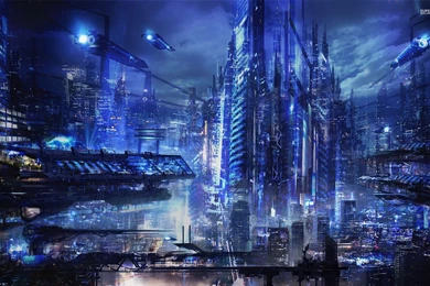 Sci fi City Wallpapers HD